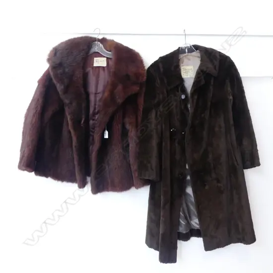 FUR JACKET AND FAUX FUR JACKET