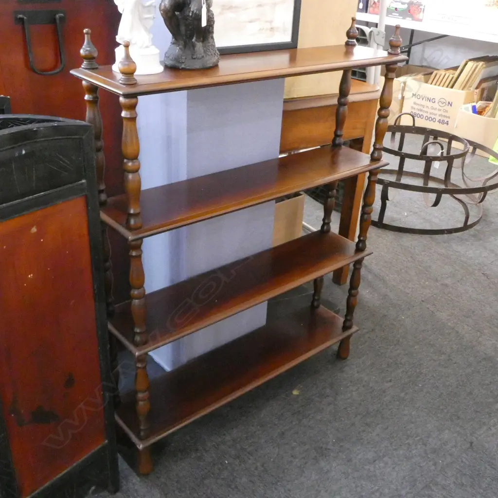 4 TIER WHATNOT 800x200x1020mm Image 1++