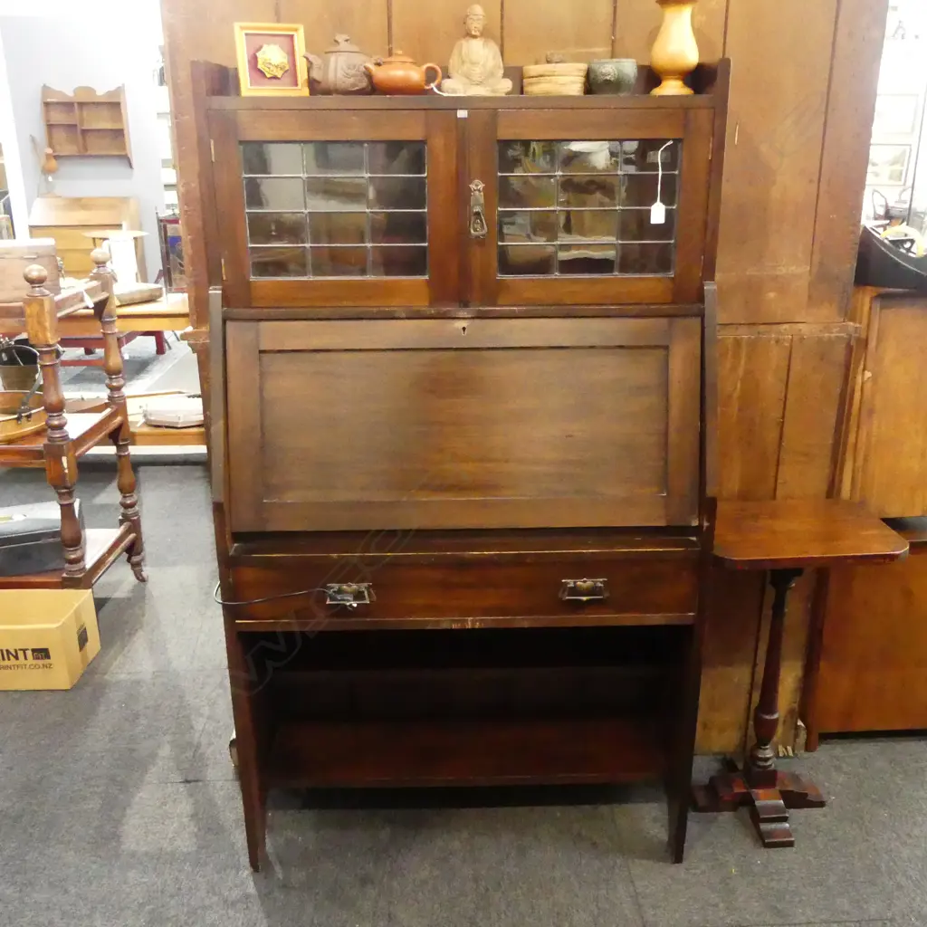 ARTS & CRAFTS FULL FRONT BUREAU 920x350x1590mm Image 1++