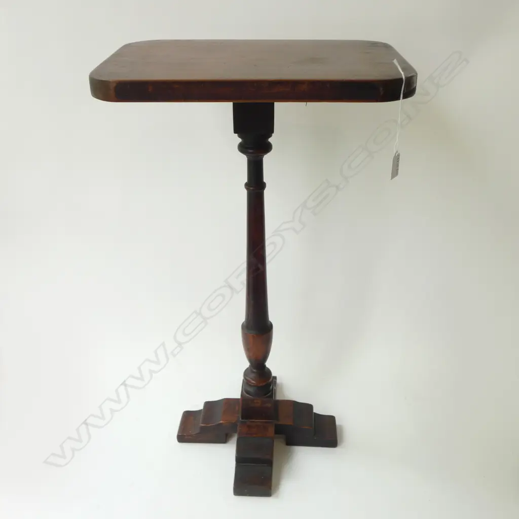 ANTIQUE WOODEN SIDE TABLE 410x290x700mm Image 1++
