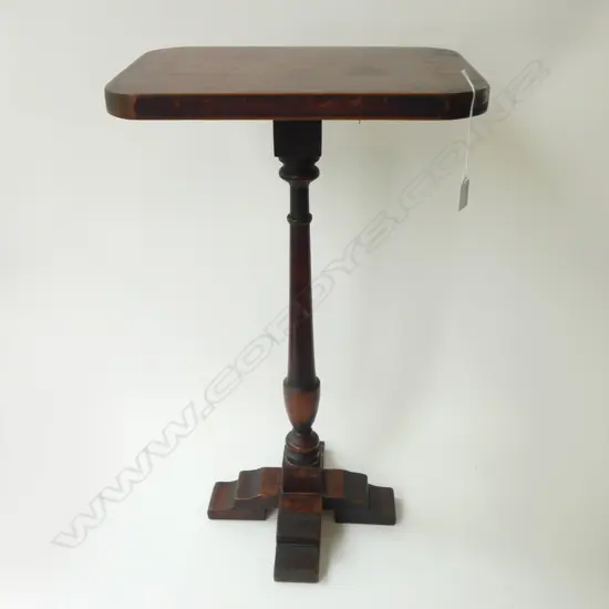 ANTIQUE WOODEN SIDE TABLE 410x290x700mm