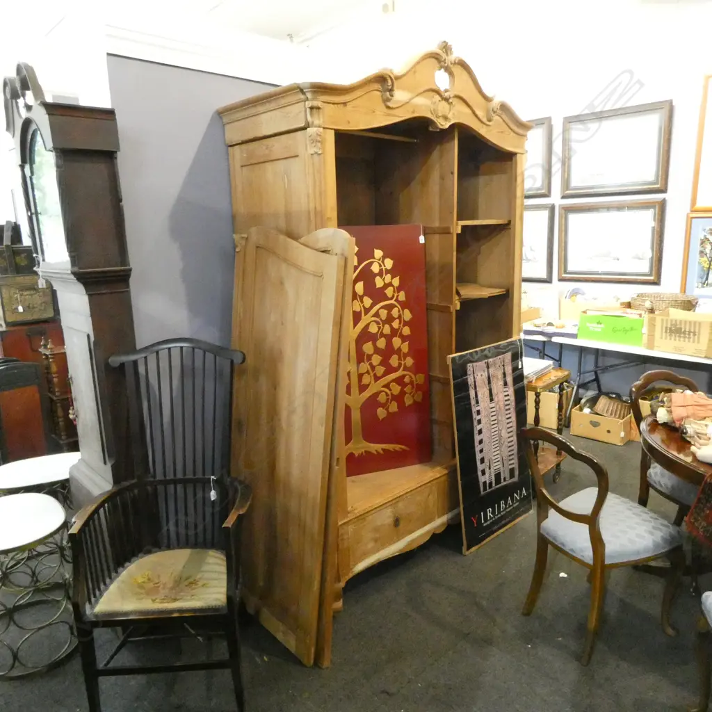 FRENCH PINE ARMOIRE 1430x600x2100mm Image 1++