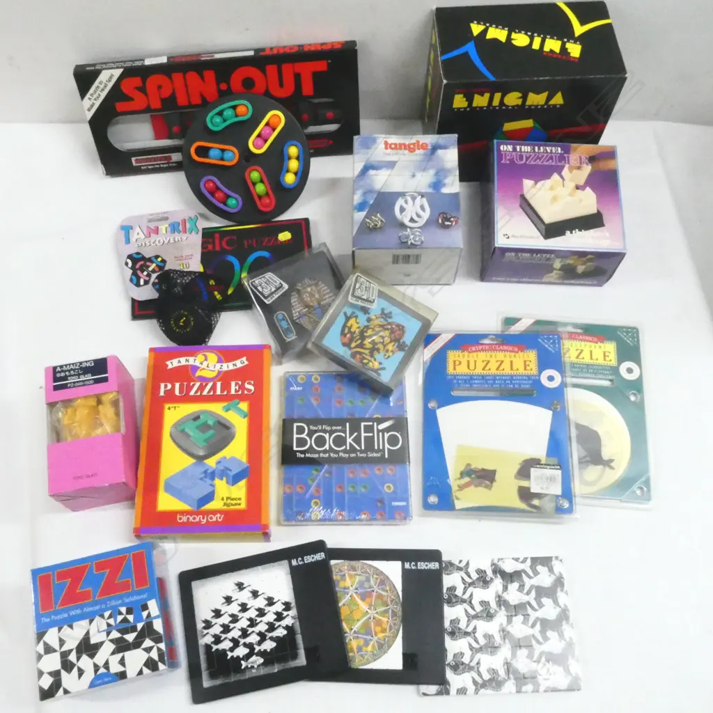 ASST. VINTAGE PUZZLES AND GAMES Image 1++