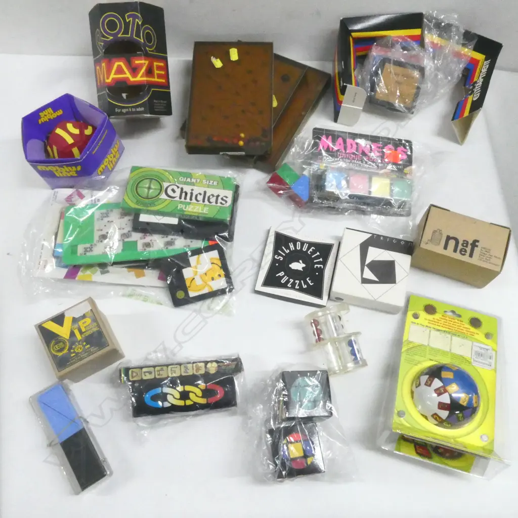 ASST. VINTAGE PUZZLES AND GAMES Image 1++