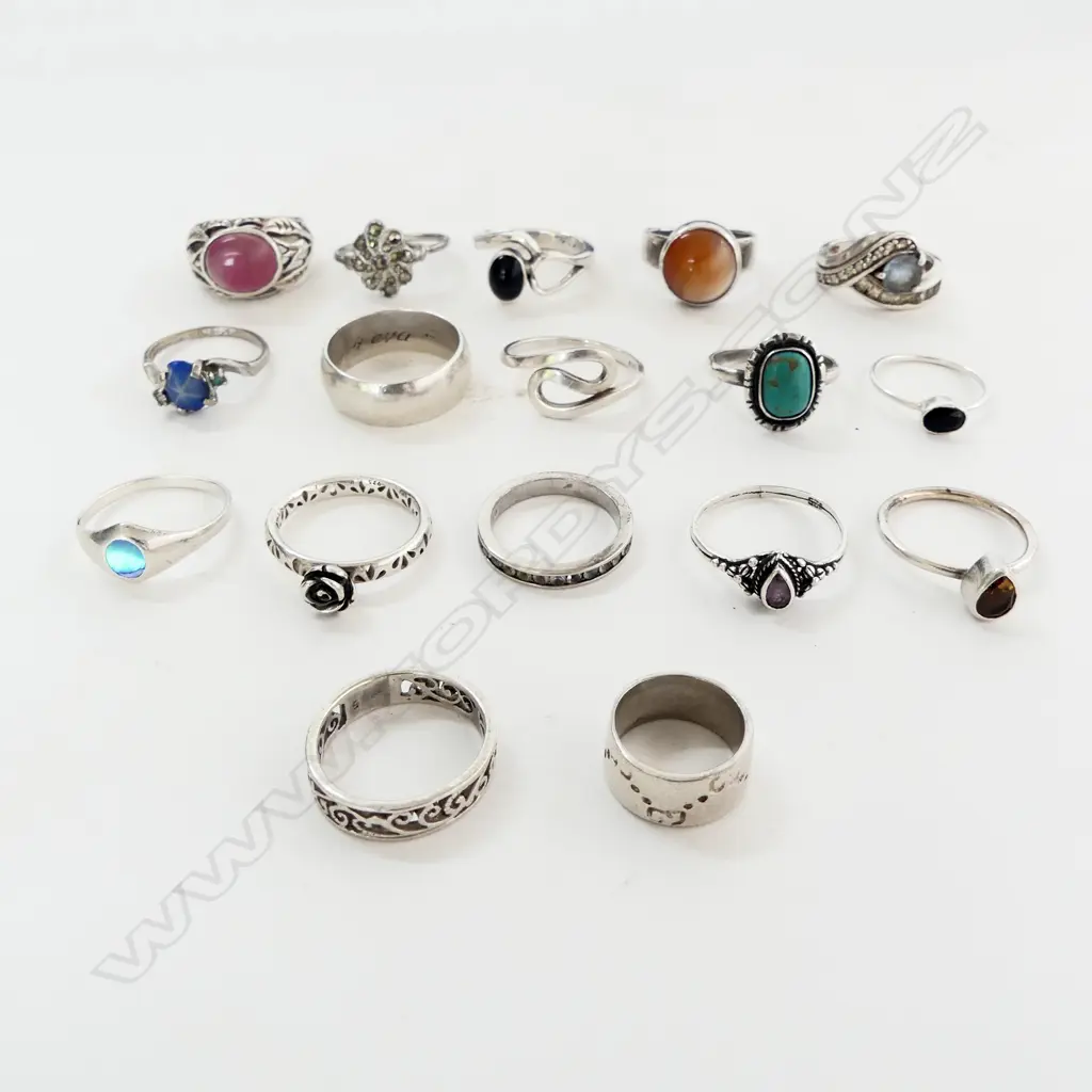 STG SILVER RINGS, 50grms Image 1++