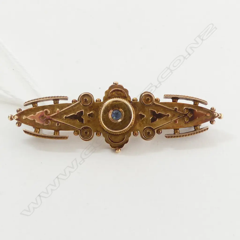 15CT BAR BROOCH, 3.0grms Image 1++