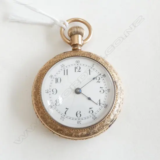 WATERBURY GOLD PLATED POCKET WATCH