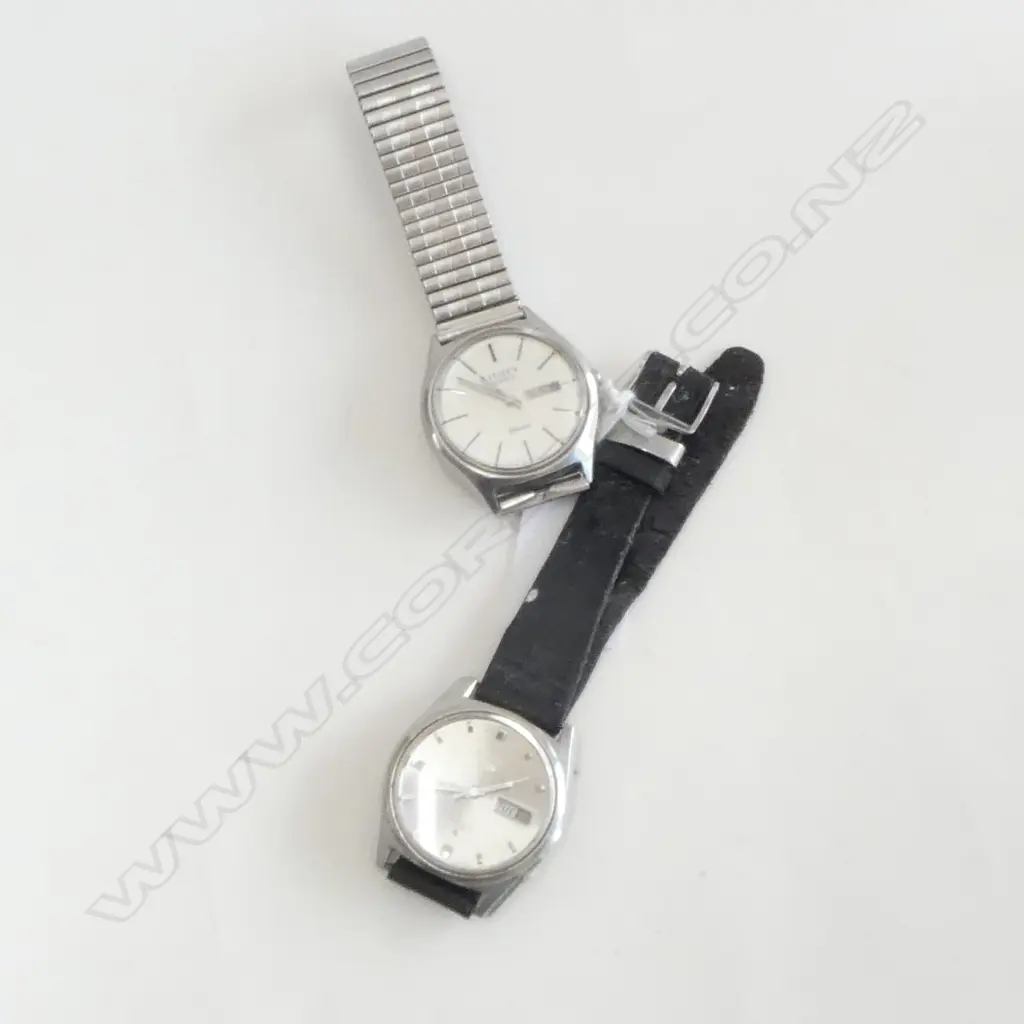 2 GENT'S WRISTWATCHES: SEIKO 5 running + CITIZEN QUARTZ running Image 1++