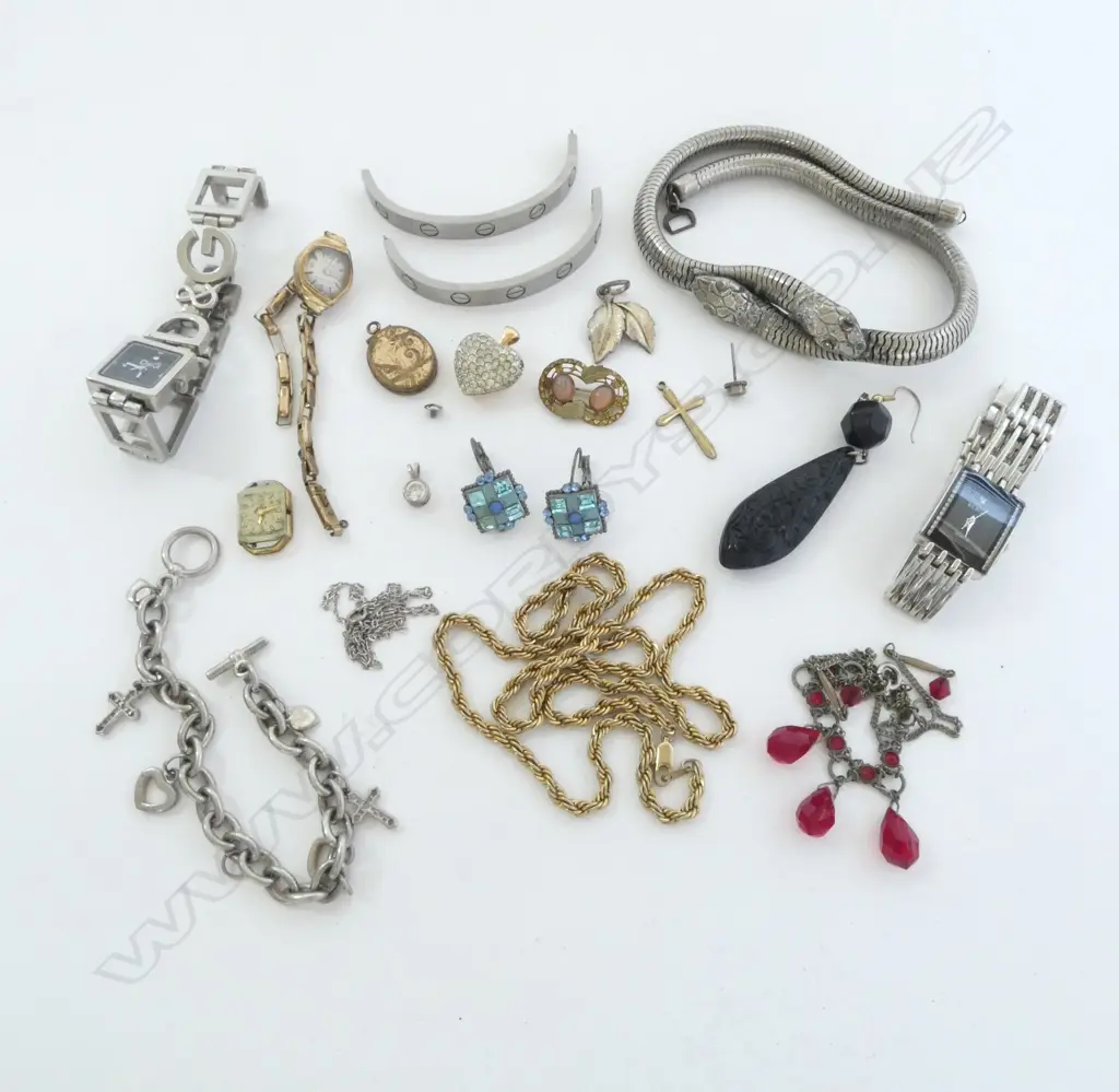ASST. COSTUME JEWELLERY Incl. WATCHES etc Image 1++