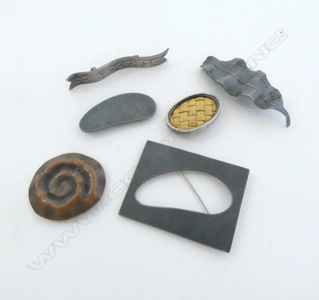 6  BROOCHES by NZ ARTIST DR ARETA WILKENSON Image 1++