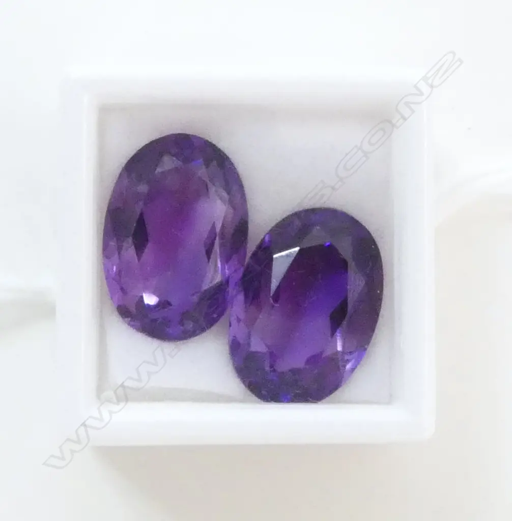15.8CT. PR OVAL FACETED AMETHYSTS Image 1++