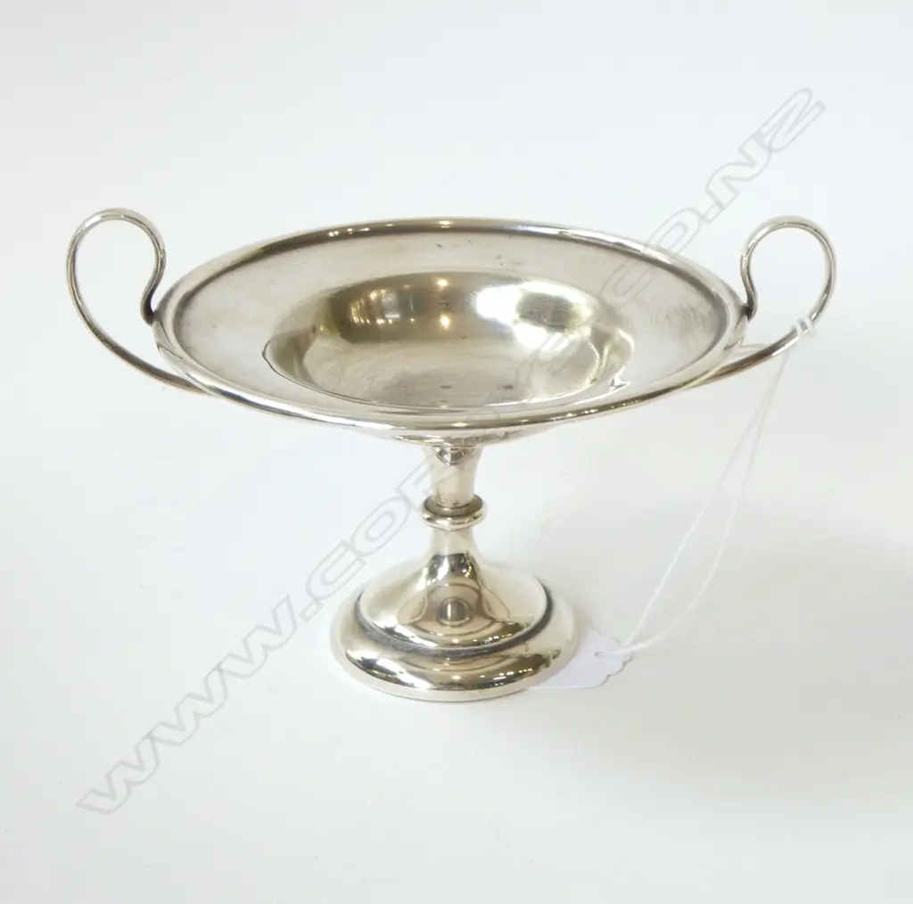STG SILVER COMPORT / TAZZA, SHEFFIELD 1908 H.90mm 99grms Image 1++