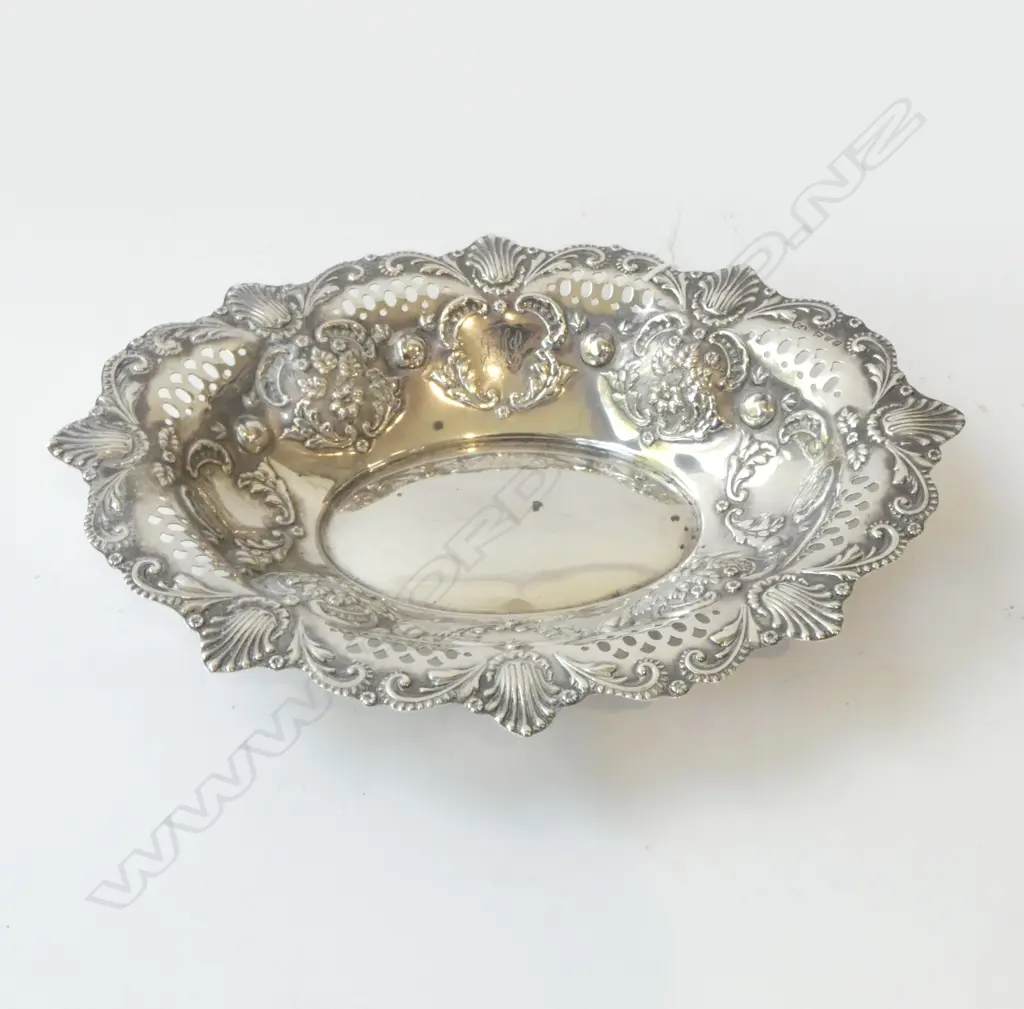 STG SILVER BOWL, CHESTER 1898 W.260mm 215grms Image 1++