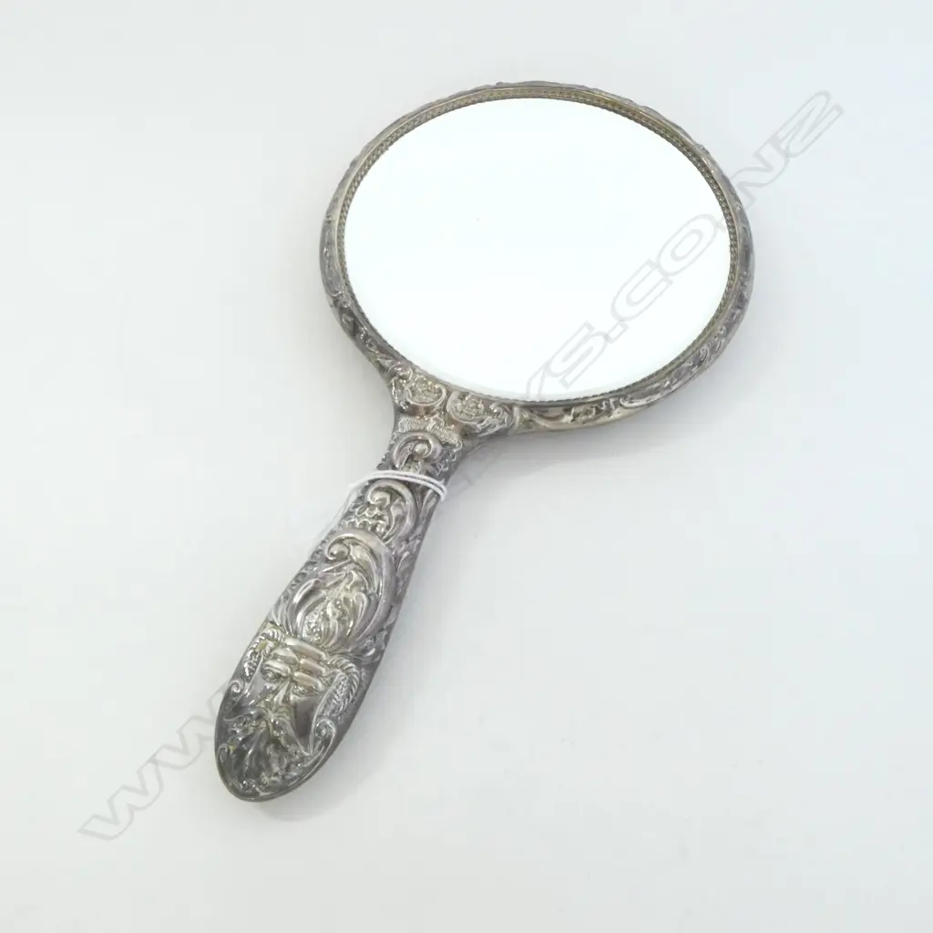 S/SILVER BACKED DRESSINGTABLE MIRROR L250 Image 1++
