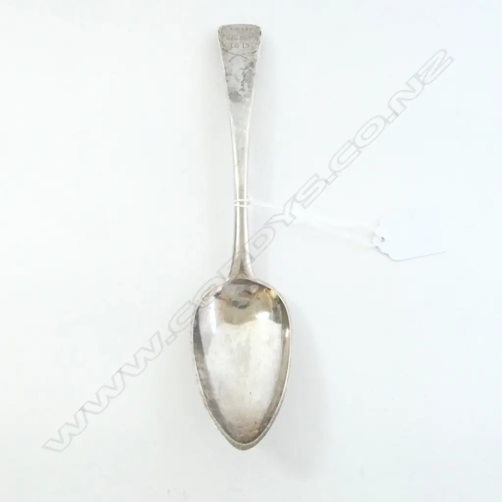 19thC FRENCH SILVER MILITARY PRESENTATION PRIZE SPOON 1813. 80gms Image 1++