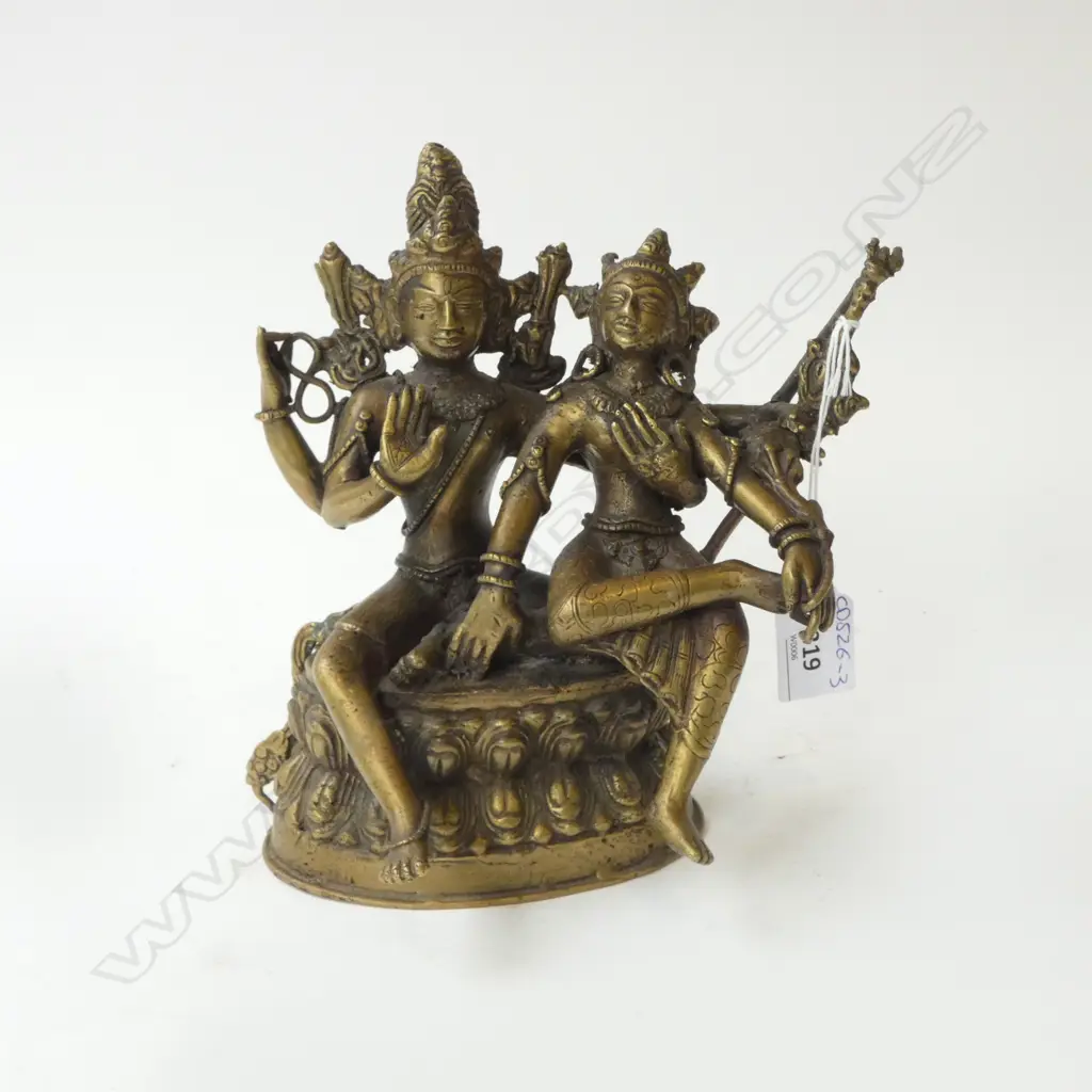 BRASS STATUE OF SHIVA H.200mm Image 1++