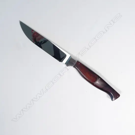 UNMARKED HANDCRAFTED CUSTOM HUNTING KNIFE. L260mm