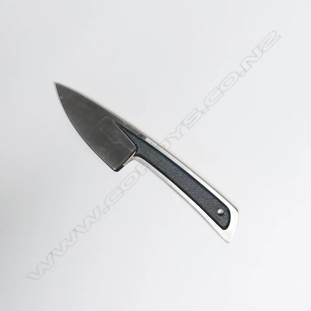 BOYE BASIC 2. CARBIDE CRYSTAL BLADE. NYLON SHEATH w BRASS LINER. L.160mm Image 1++