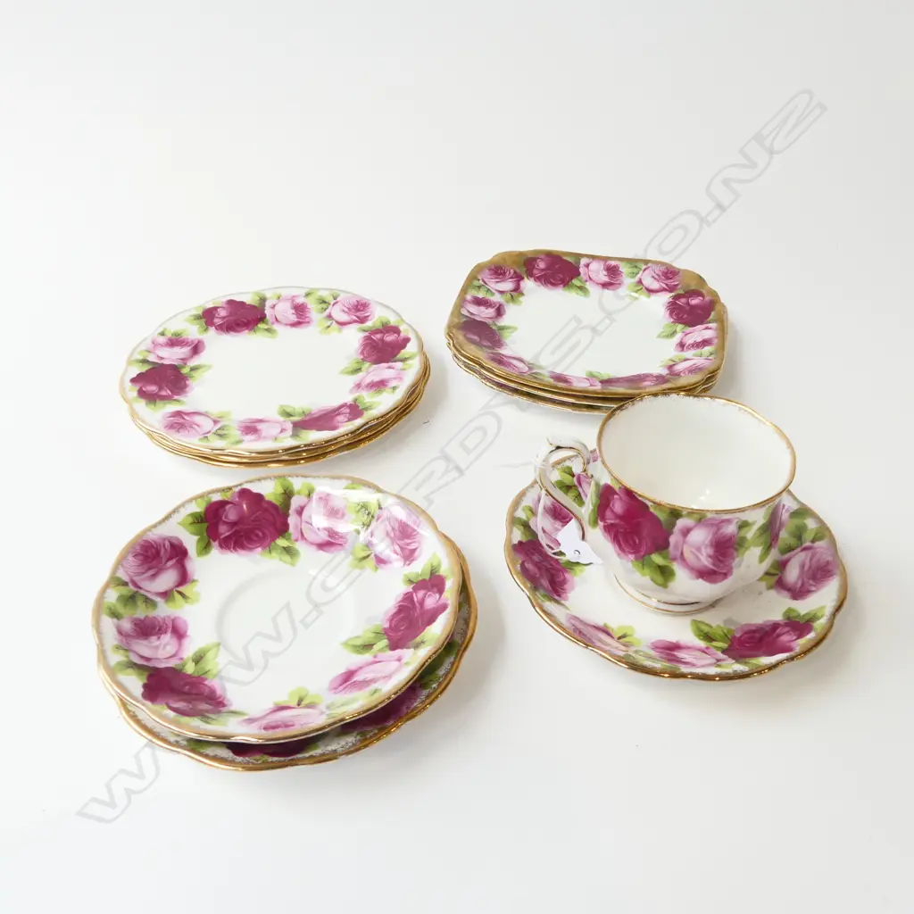 10 PCES. ROYAL ALBERT OLD COUNTRY ROSES  Image 1++