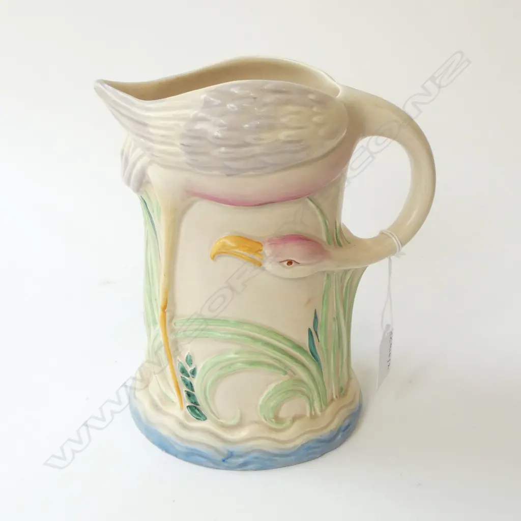 C/CLIFF FLAMINGO MOULDED JUG H190MM Image 1++