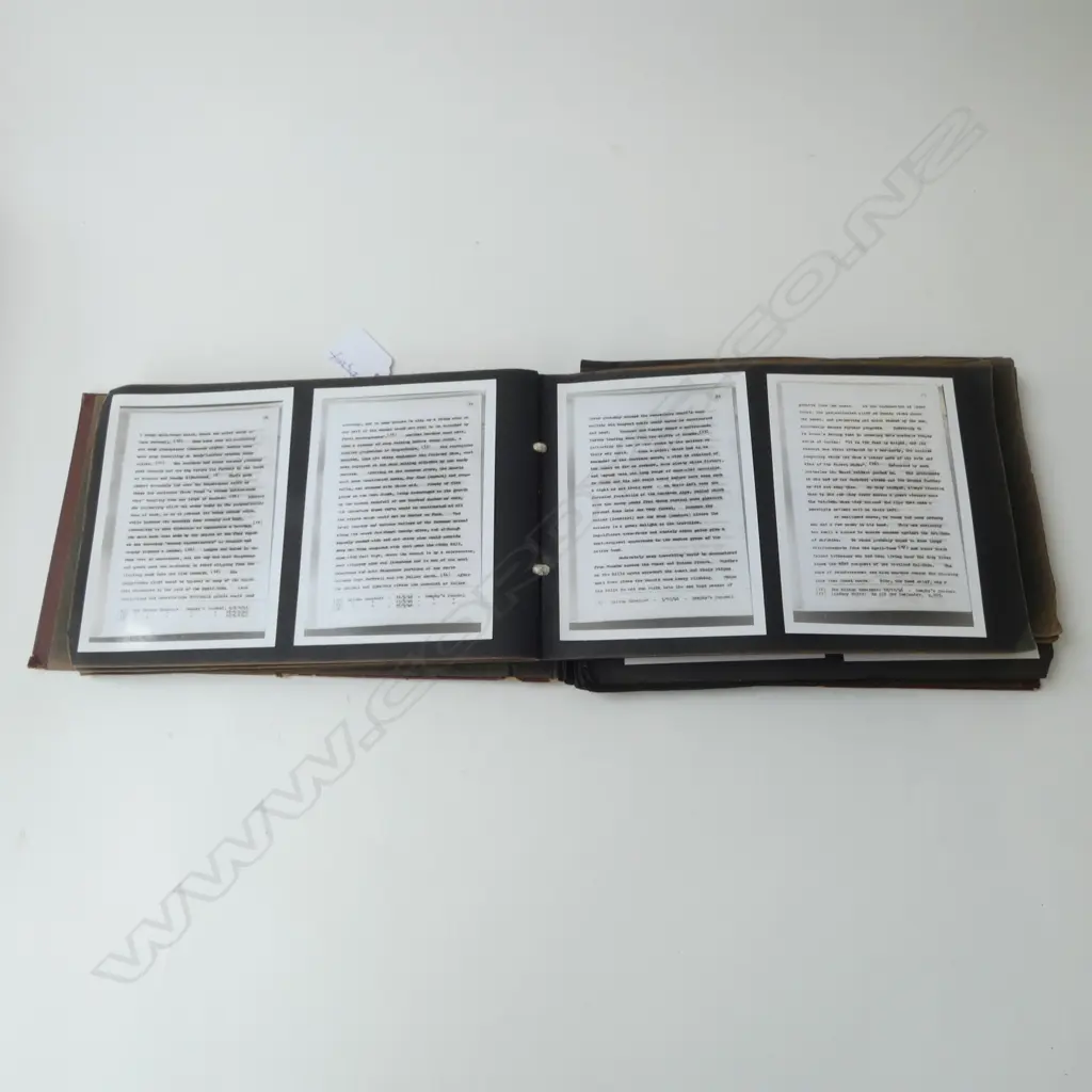 PHOTOGRAPHED NZ MANUSCRIPT; TE PUOHO Image 1++