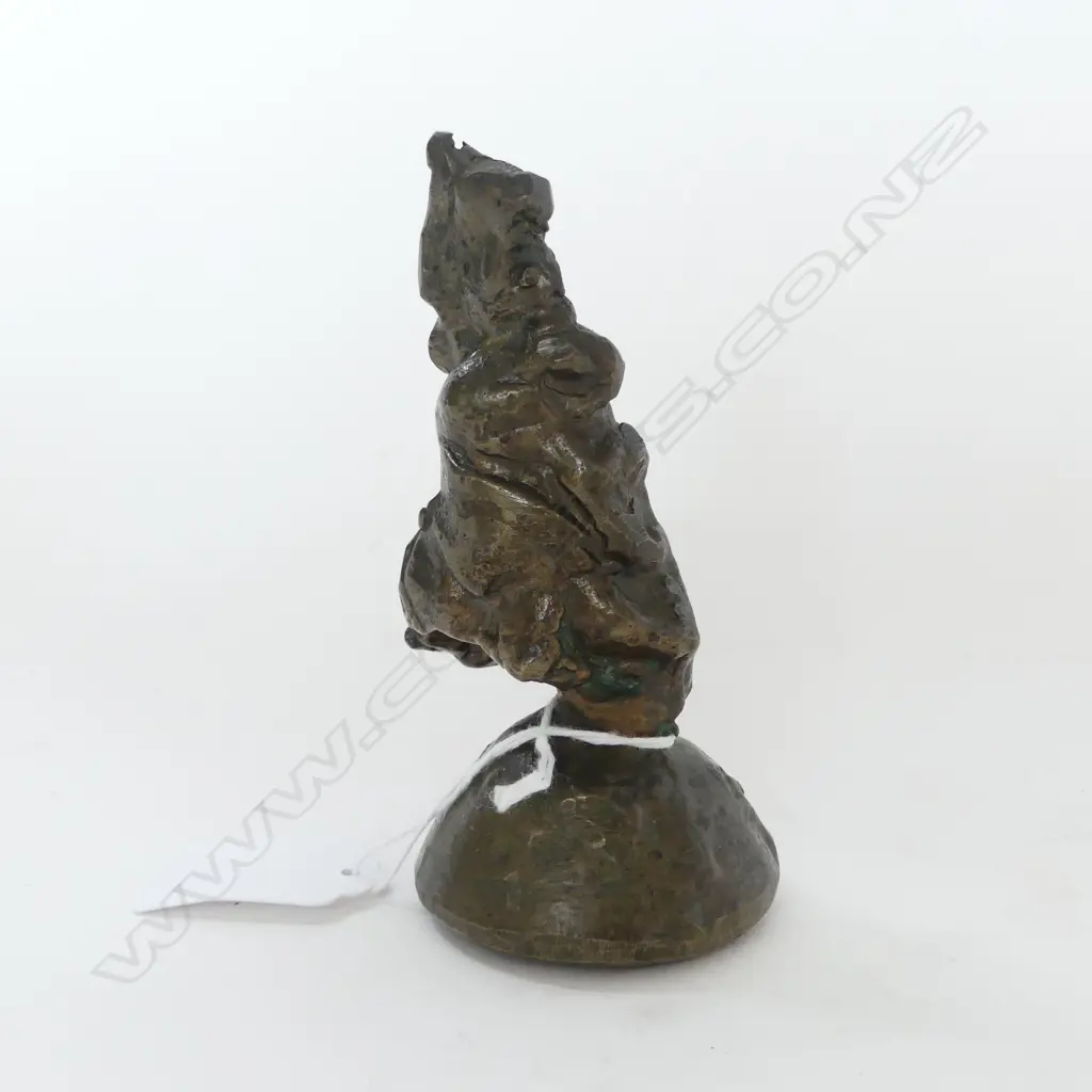 MODERNIST BRONZE SCULPTURE DESK WEIGHT H120MM Image 1++