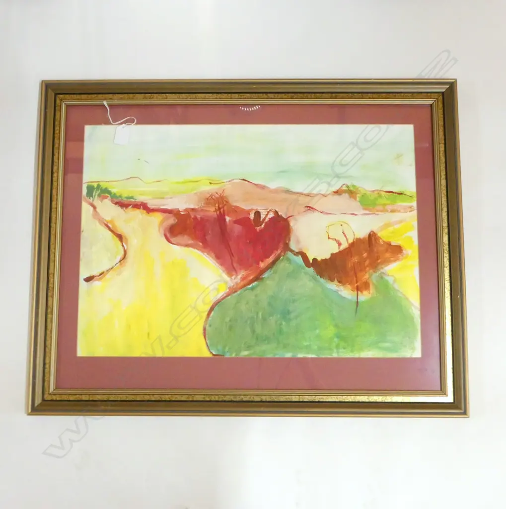 A. SMITHER, GOUACHE, MATAWHIRI RIDGE, 2003, 400x580mm Image 1++
