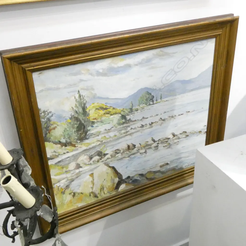 RICHARD THOMAS MOORHEAD, OIL ON BOARD, 490x590mm Image 1++
