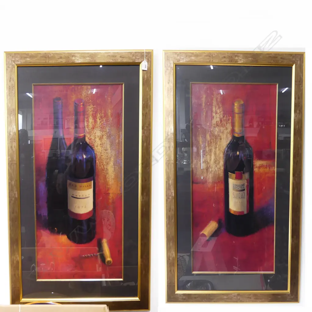 PR J. WIENS PRINTS, WINE BOTTLES, 790x390mm Image 1++