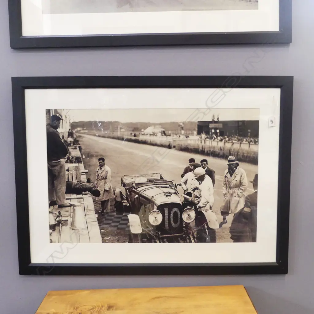 CLASSIC RACING CAR PRINT 450x700mm Image 1++