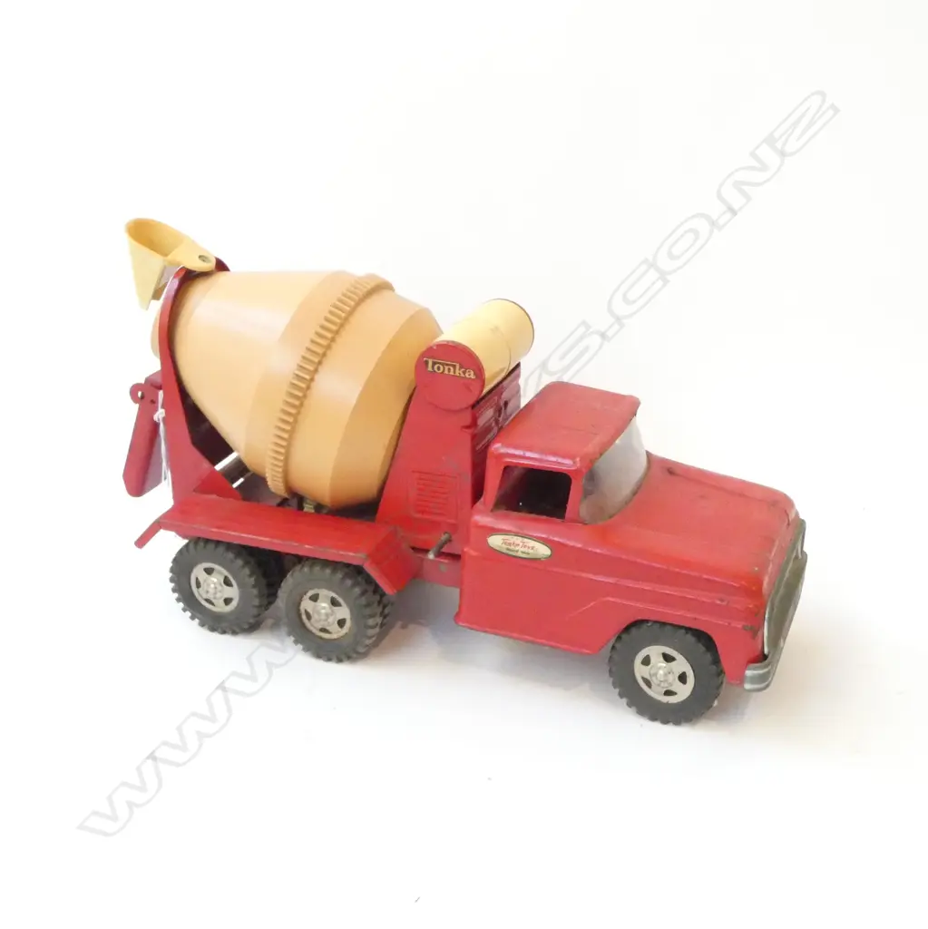 VINTAGE TONKA TIN TOY CEMENT TRUCK L380MM Image 1++