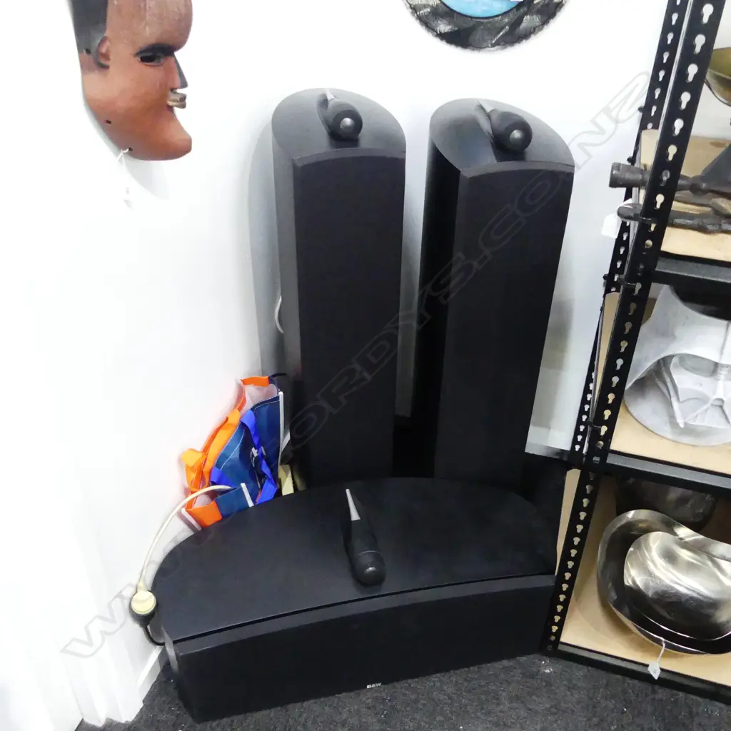 6 BOWERS & WILKINS 'NAUTILUS' LOUD SPEAKERS, MARANTZ AMP ETC... Image 1++