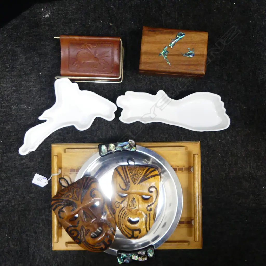 8 ASST. KIWIANA; TRAY INLAID BOX, etc Image 1++