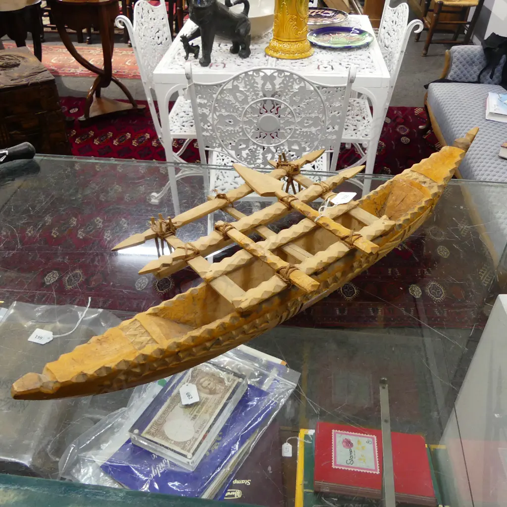 MODEL CANOE SAMOA Image 1++