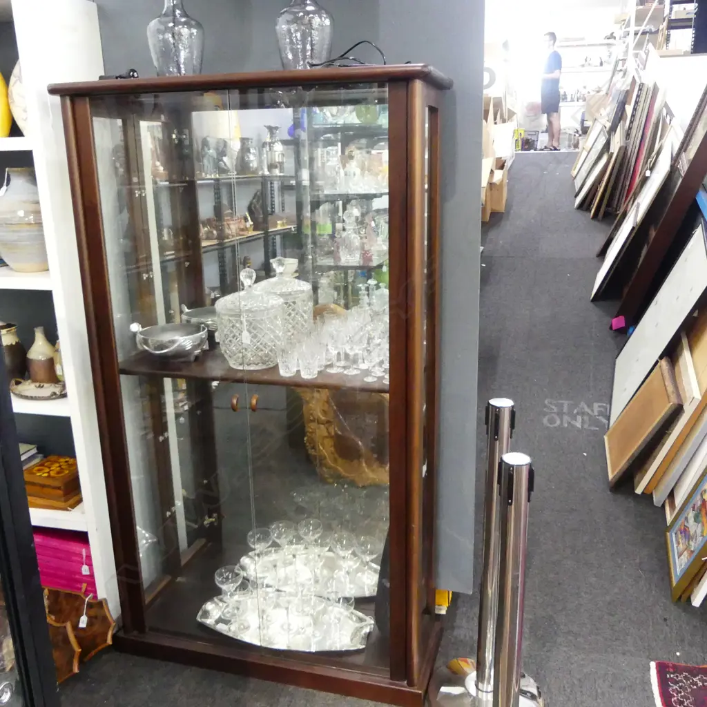 DANSKE MOBLER DISPLAY CABINET 1060x350x1790mm Image 1++