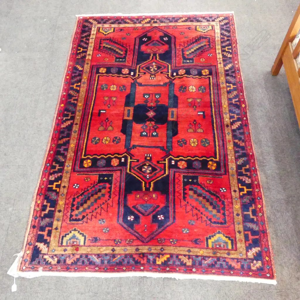 HAND KNOTTED WOOL PILE PERSIAN KOLYAI RUG 2420x1510mm Image 1++