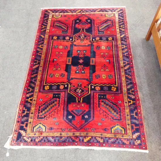 HAND KNOTTED WOOL PILE PERSIAN KOLYAI RUG 2420x1510mm