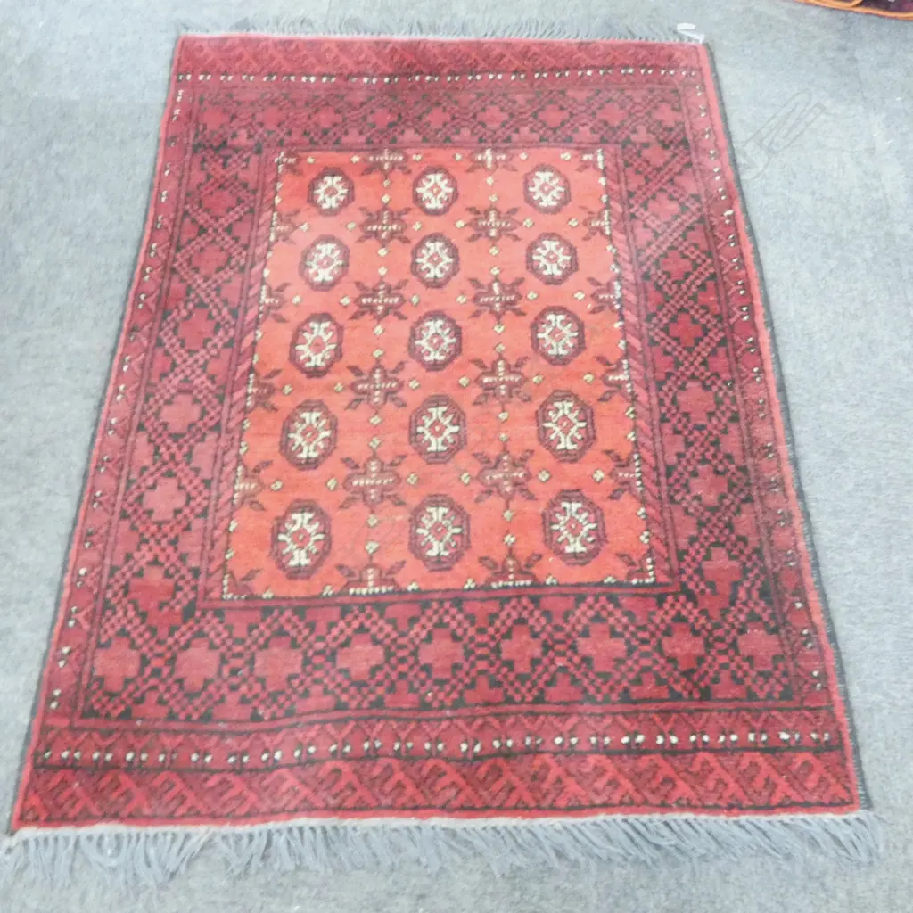 HAND KNOTTED WOOL PILE RUG 1400x1000mm Image 1++