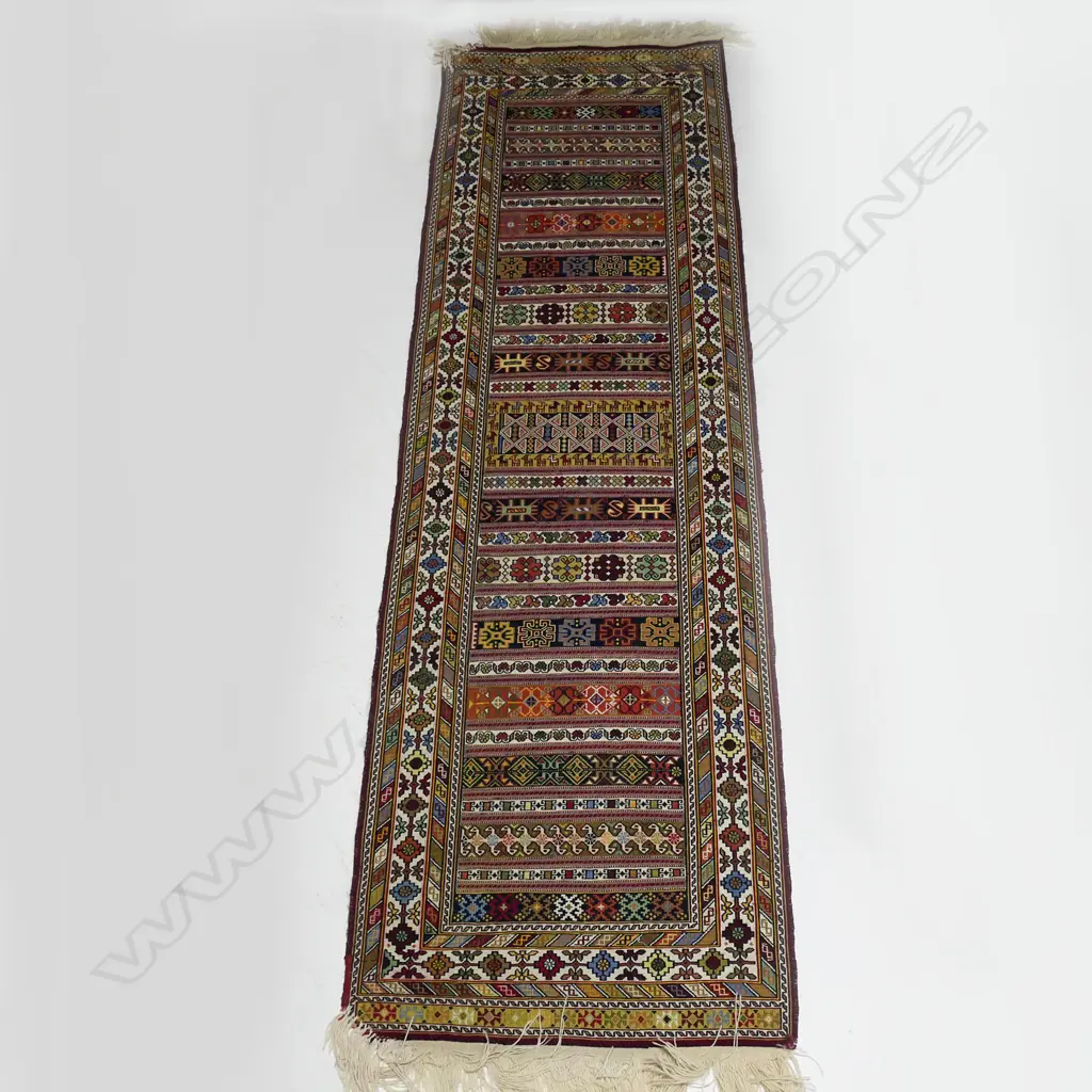VERY FINE WOVEN KELIM RUNNER, 680 x 2450mm Image 1++