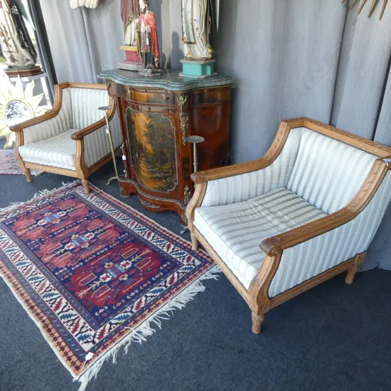 PR FRENCH STYLE UPHOLSTERED ARMCHAIRS 780x800x785mm