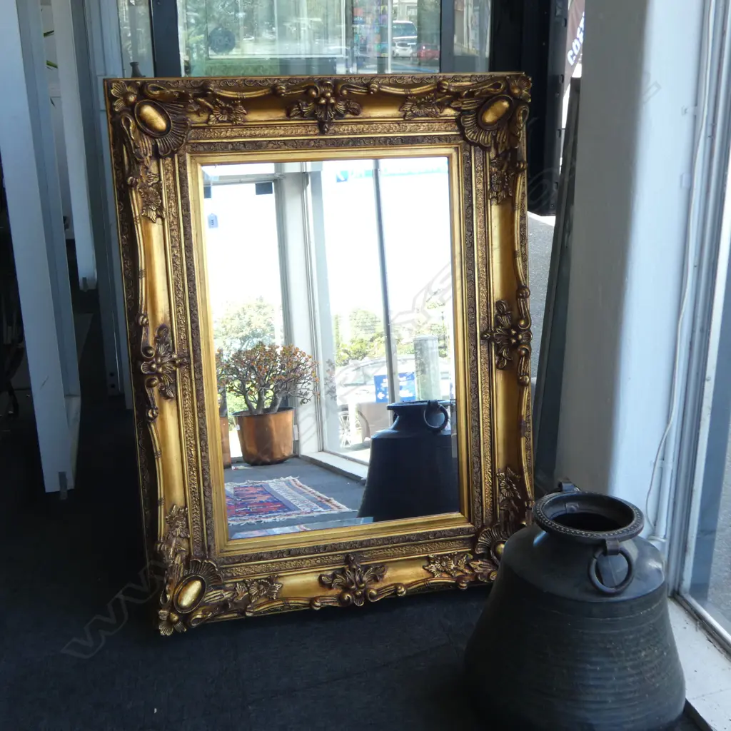 LG GILT FRAME BEVEL EDGED MIRROR 1310x1000mm Image 1++