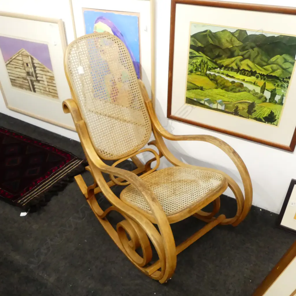 ROCKING CHAIR, CANED SEAT Image 1++