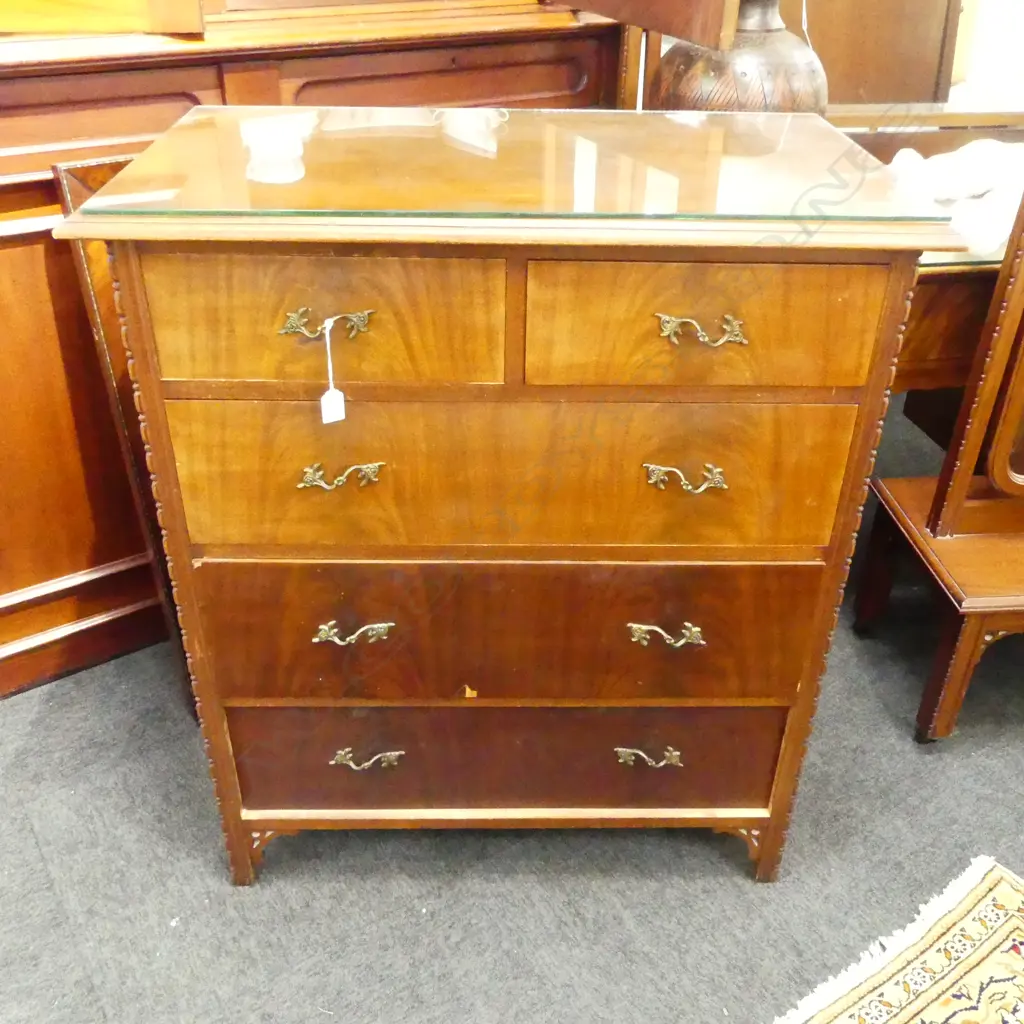 5 DRAWER CHEST OF DRAWERS 870x490x990mm Image 1++