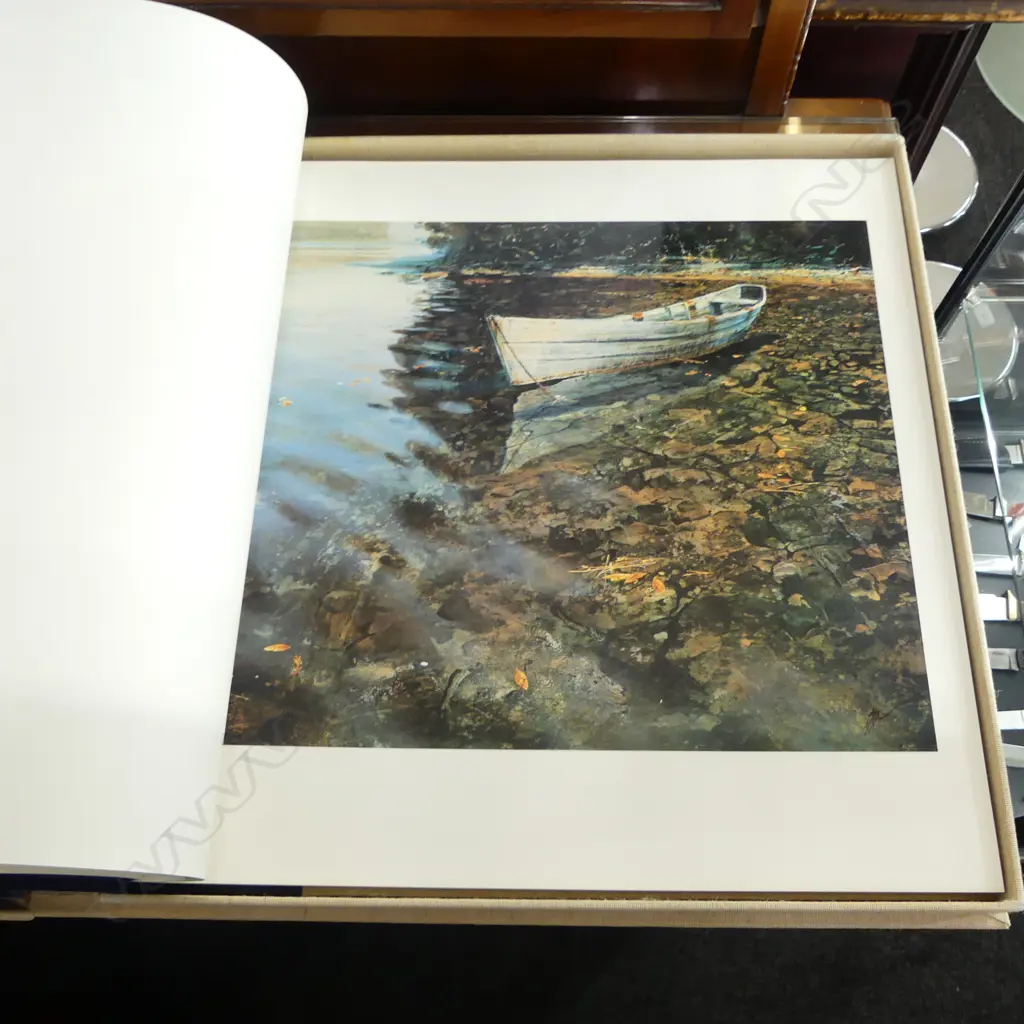 CASED BOOK; DAVID BARKER: THE MAN AND HIS ART, BATEMAN 1982 456/475 505x55x530mm Image 1++
