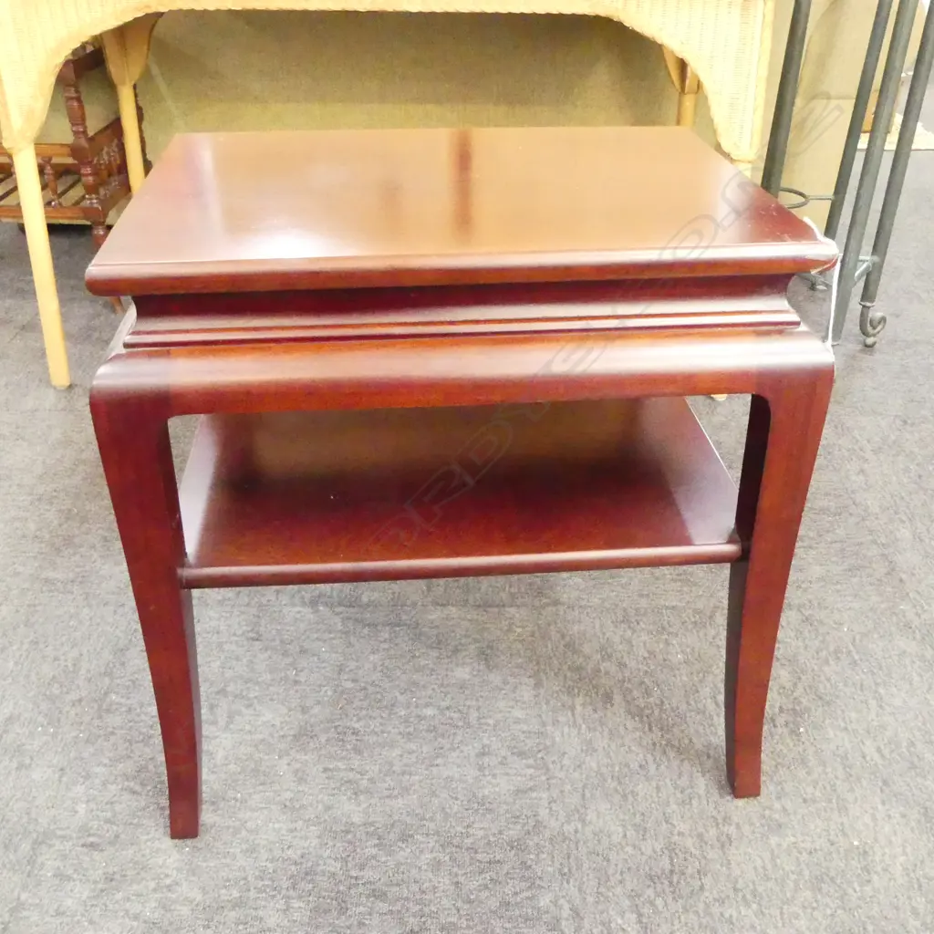 MAHOGANY SIDE TABLE W.560mm Image 1++