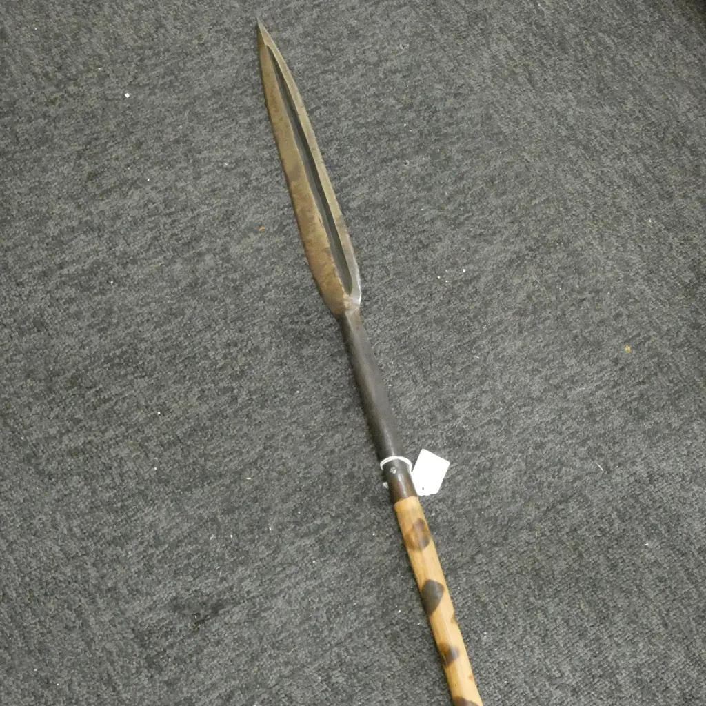 LATE 20thC AFRICAN SPEAR L.1510mm Image 1++