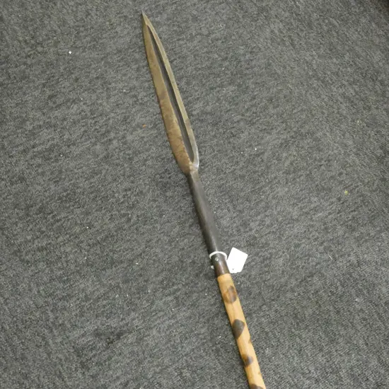 LATE 20thC AFRICAN SPEAR L.1510mm