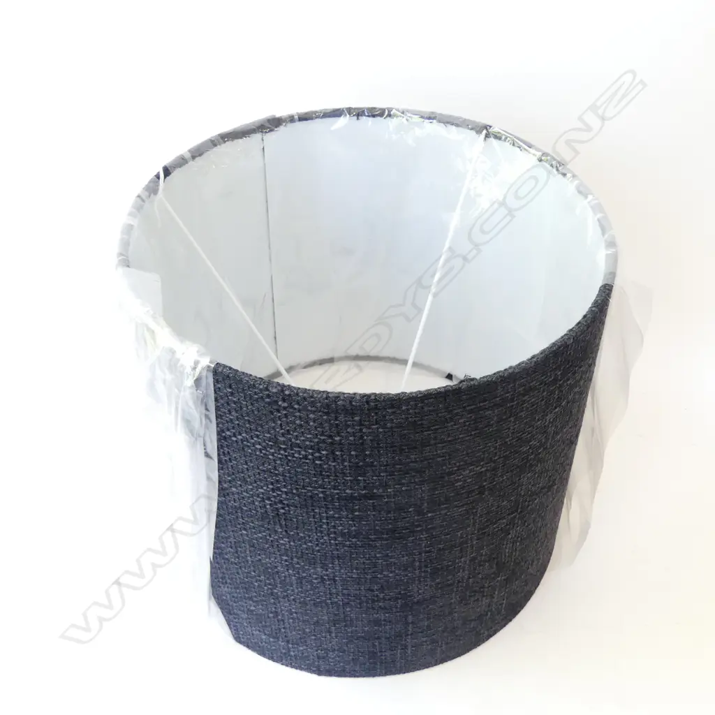 LG BLACK FABRIC LAMPSHADE H.350mm, 400mm dia Image 1++