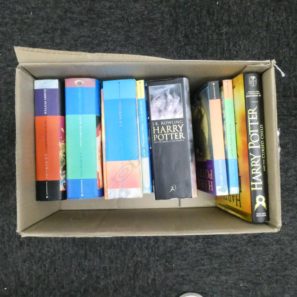 8 HARRY POTTER NOVELS, SOME FIRST EDITIONS Image 1++