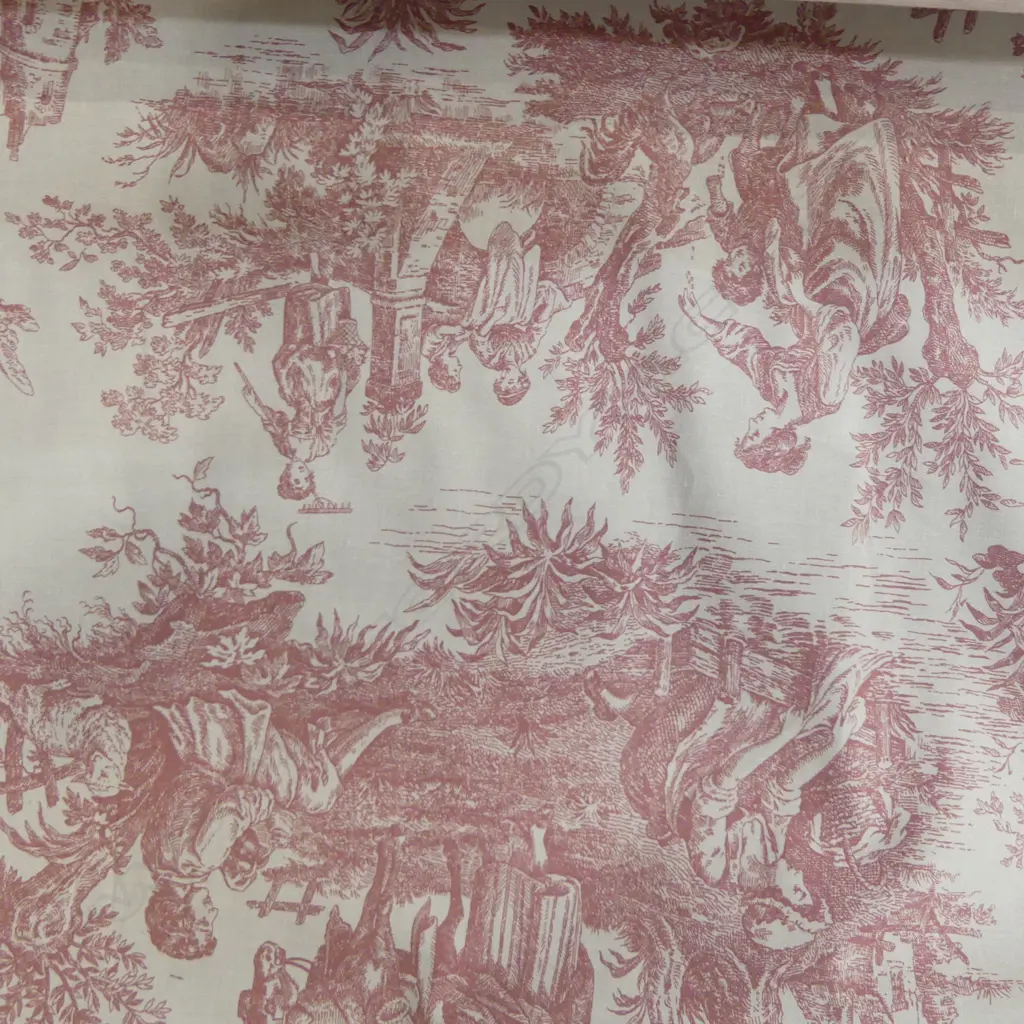 FABRIC BOLT; PINK COUNTRY LIFE, 57M Image 1++